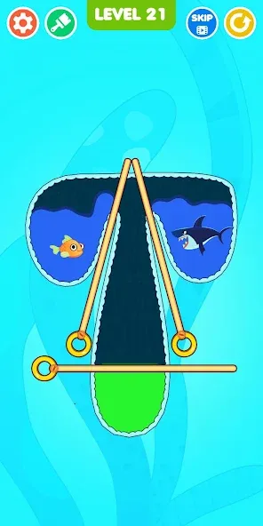Save The Fish! [MOD: безлимитные монеты и все уровни] Screenshot 5