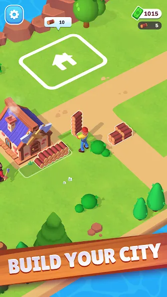 Town Mess - Building Adventure [MOD: безлимитные деньги и ресурсы] Screenshot 1