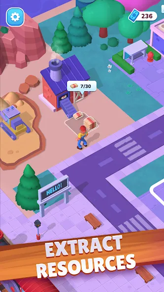 Town Mess - Building Adventure [MOD: безлимитные деньги и ресурсы] Screenshot 3