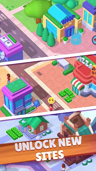 Town Mess - Building Adventure [MOD: безлимитные деньги и ресурсы] Screenshot 5
