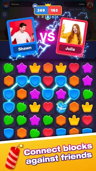Match Brawl [MOD: много монет и усиленные бонусы] Screenshot 1