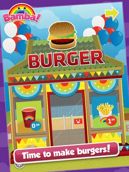 Bamba Burger [MOD: безлимитные деньги и продукты] Screenshot 1