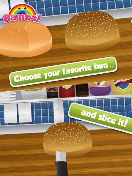 Bamba Burger [MOD: безлимитные деньги и продукты] Screenshot 2