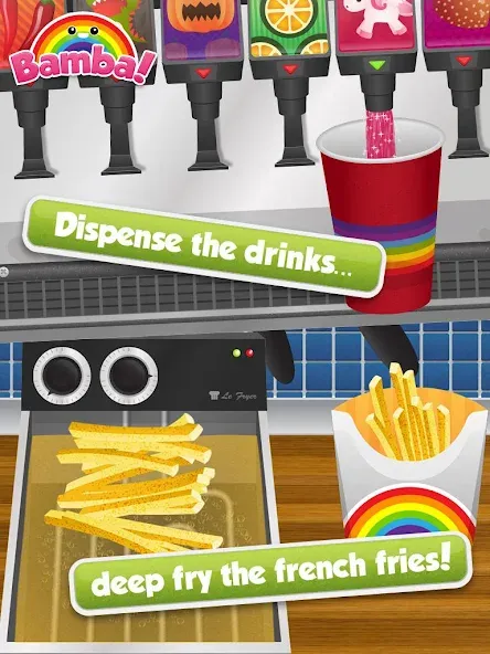 Bamba Burger [MOD: безлимитные деньги и продукты] Screenshot 4