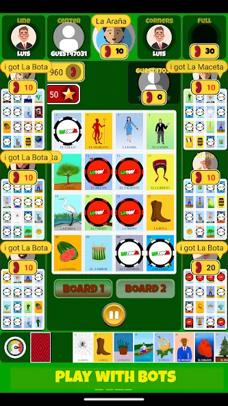 Loteria Mexicana Game [MOD: безлимитные монеты и подсказки] Screenshot 1