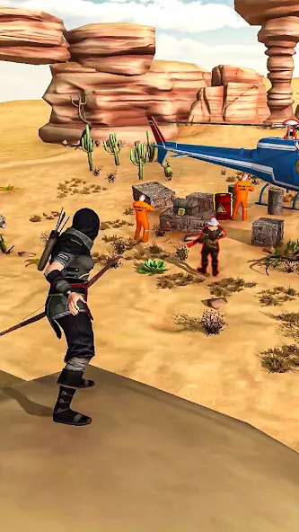 Archer Attack 3D: Shooter War [MOD: безлимитные деньги и оружие] Screenshot 4