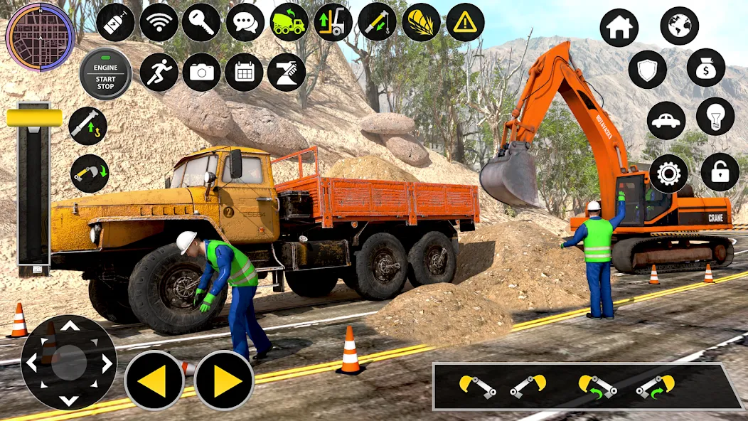 Construction Excavator Game 3D [MOD: безлимитные деньги и техника открыта] Screenshot 2