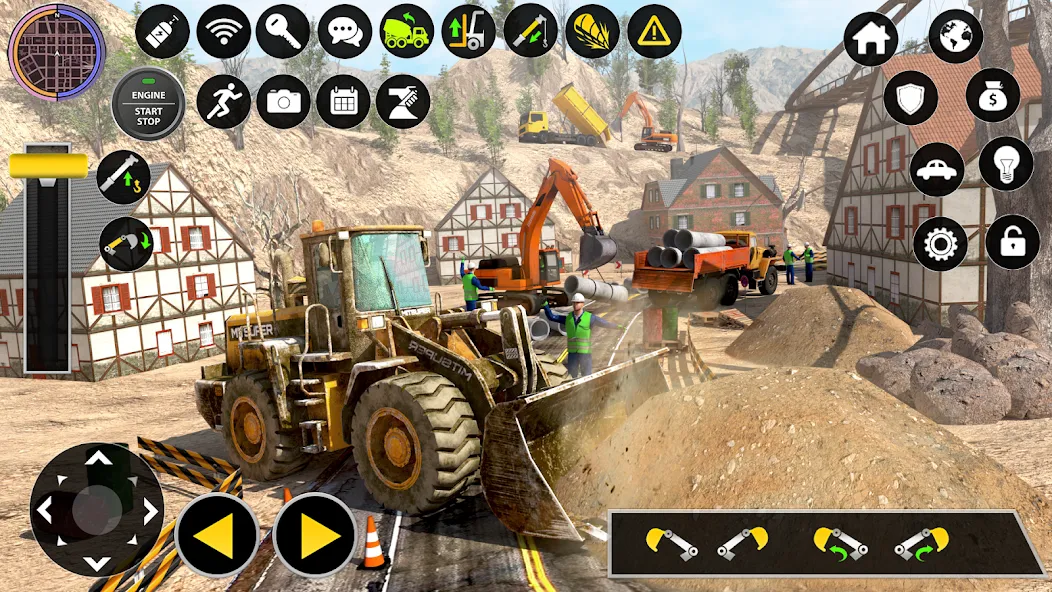 Construction Excavator Game 3D [MOD: безлимитные деньги и техника открыта] Screenshot 3