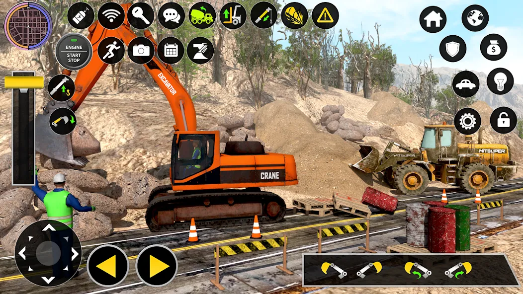 Construction Excavator Game 3D [MOD: безлимитные деньги и техника открыта] Screenshot 4