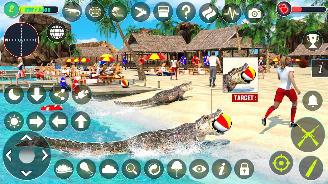 Crocodile Hunting Animal Games [MOD: безлимитные деньги и патроны] Screenshot 3