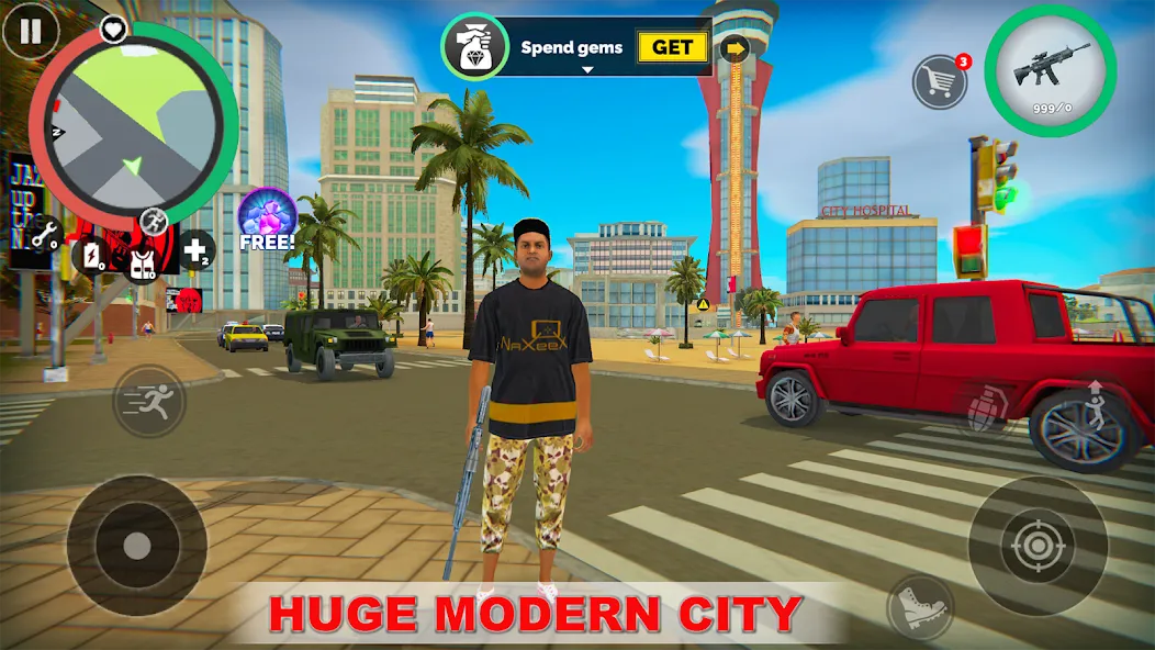 Vegas Crime Simulator [MOD: безлимитные деньги и оружие] Screenshot 1
