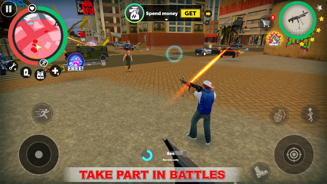 Vegas Crime Simulator [MOD: безлимитные деньги и оружие] Screenshot 4