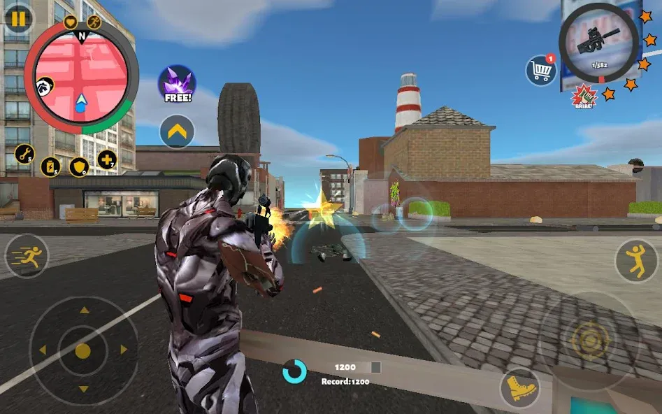 Rope Hero 3 [MOD: безлимитные деньги и усиленный герой] Screenshot 3
