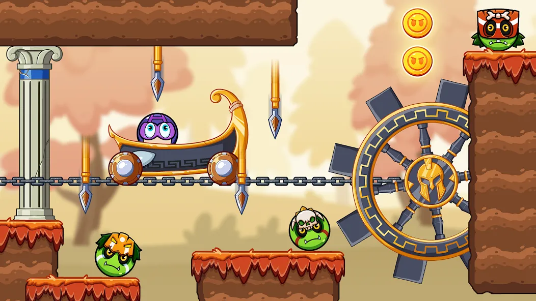 Ball V - Red Boss Challenge [MOD: бесконечные жизни и разблокированы уровни] Screenshot 2