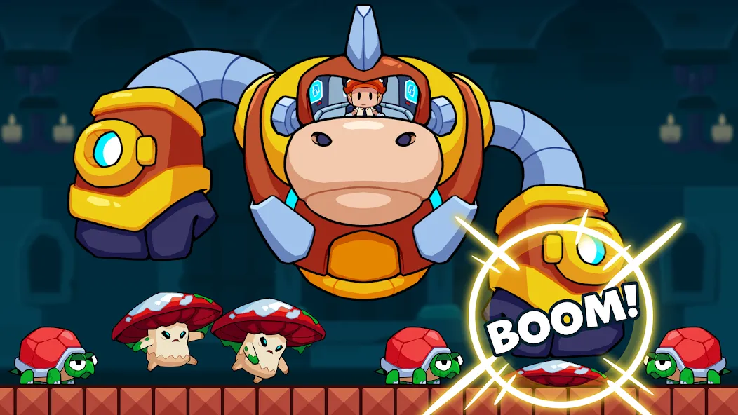 Super Meno - Jungle Platform [MOD: безлимитные монеты и все уровни] Screenshot 3