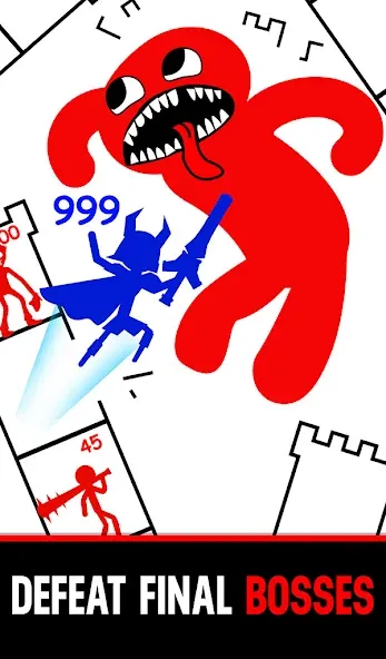 Stick Hero: Mighty Tower Wars [MOD: безлимитные деньги и усиленная атака] Screenshot 5