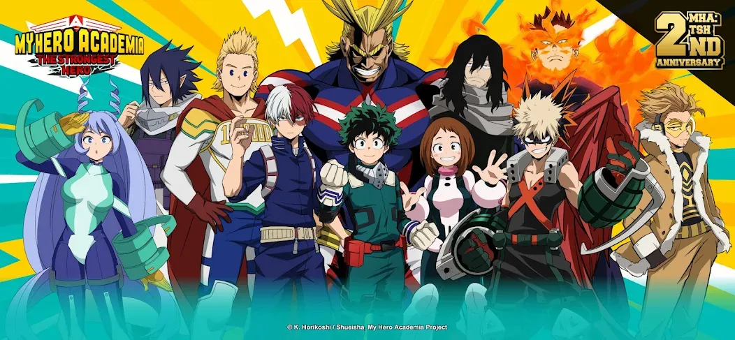MHA:The Strongest Hero [MOD: безлимитные деньги и мощные герои] Screenshot 1