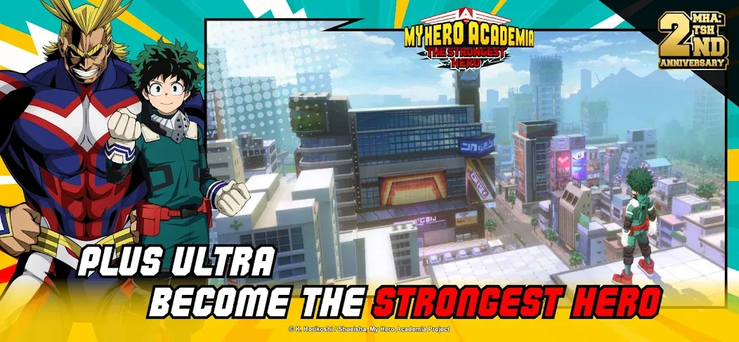 MHA:The Strongest Hero [MOD: безлимитные деньги и мощные герои] Screenshot 2