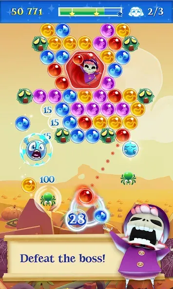 Bubble Witch 2 Saga [MOD: безлимитные жизни и усилители] Screenshot 2