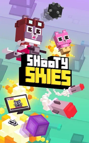 Shooty Skies [MOD: безлимитные деньги и открыты все самолеты] Screenshot 1