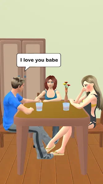 Couple Life 3D [MOD: без рекламы и все уровни открыты] Screenshot 5