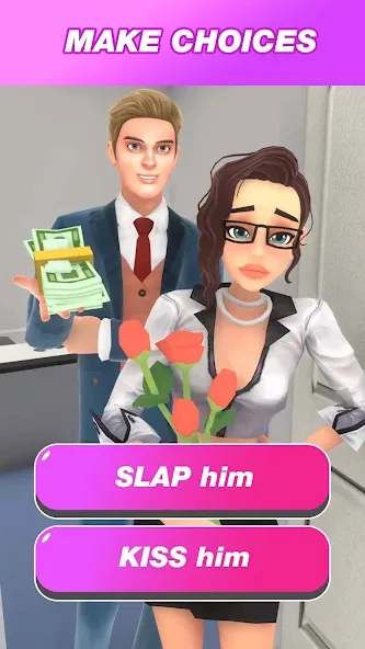 Become an Office Queen [MOD: безлимитные деньги и энергия] Screenshot 1