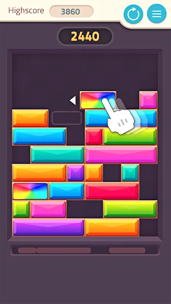 Triangles &amp; Blocks [MOD: безлимитные ходы и открыты все уровни] Screenshot 5