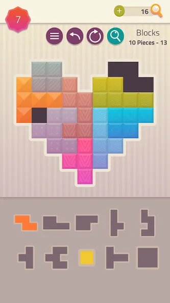 Polygrams - Tangram Puzzles [MOD: без рекламы и все пазлы открыты] Screenshot 3