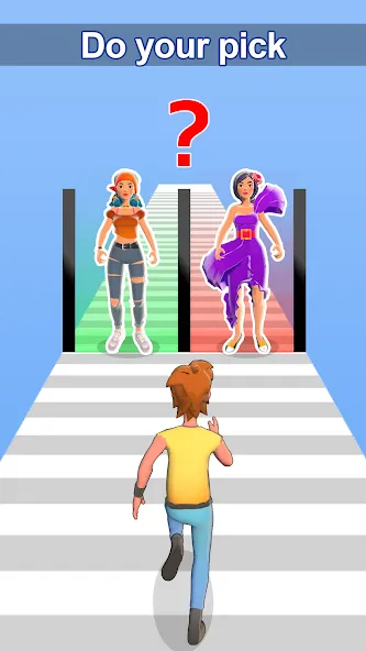 Girl Run 3D - Fun Running Game [MOD: безлимитные деньги и все уровни] Screenshot 3