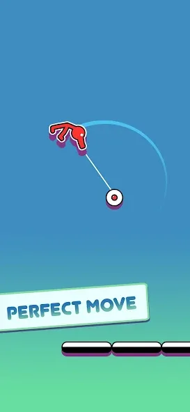Stickman Hook [MOD: безлимитные монеты и все уровни] Screenshot 2