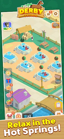 Idle Derby Tycoon [MOD: безлимитные деньги и ускоренное развитие] Screenshot 3