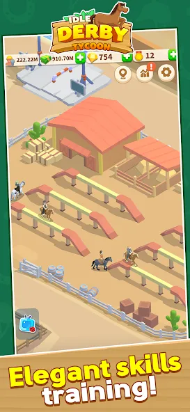 Idle Derby Tycoon [MOD: безлимитные деньги и ускоренное развитие] Screenshot 4
