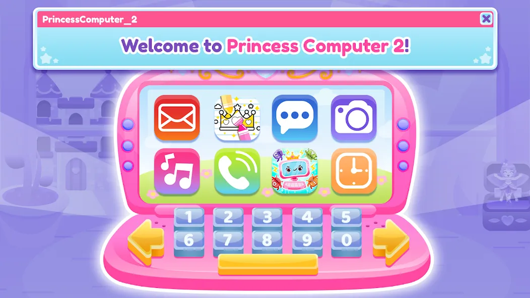 Princess Computer 2 Girl Games [MOD: все наряды и уровни открыты] Screenshot 1