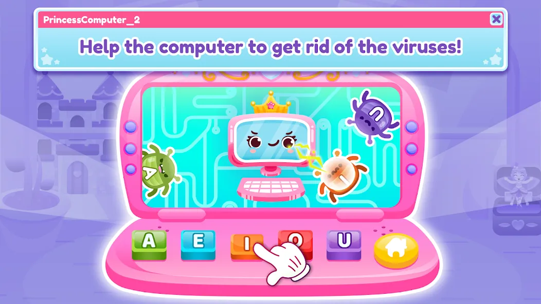 Princess Computer 2 Girl Games [MOD: все наряды и уровни открыты] Screenshot 2