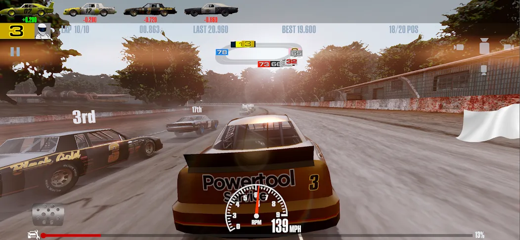 Stock Car Racing [MOD: безлимитные деньги и тюнинг авто] Screenshot 1