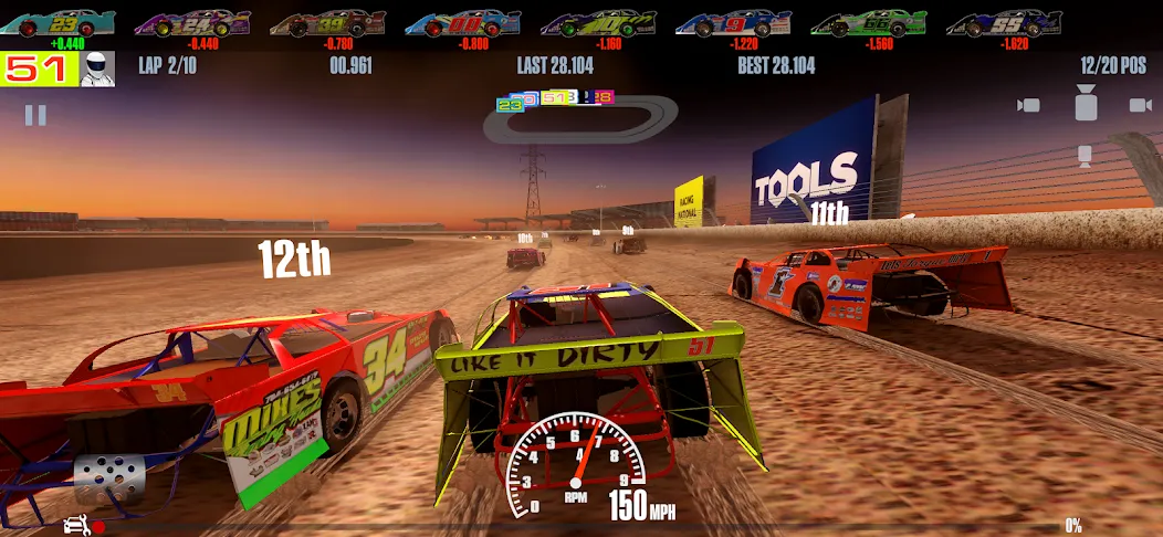 Stock Car Racing [MOD: безлимитные деньги и тюнинг авто] Screenshot 2