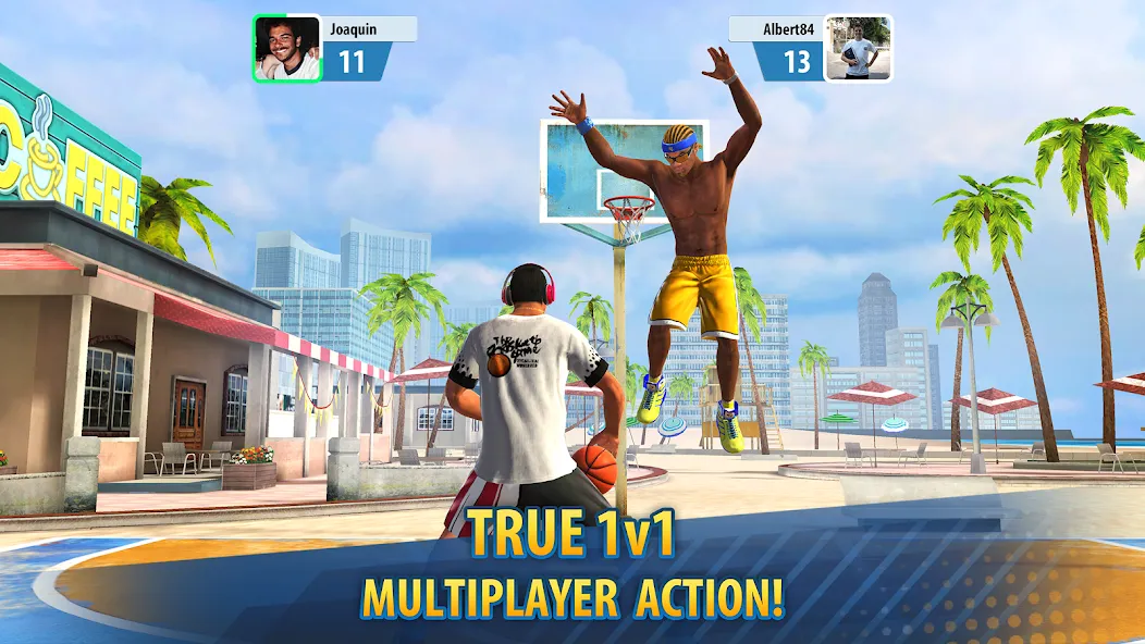 Basketball Stars: Multiplayer [MOD: безлимитные деньги и все мячи открыты] Screenshot 2