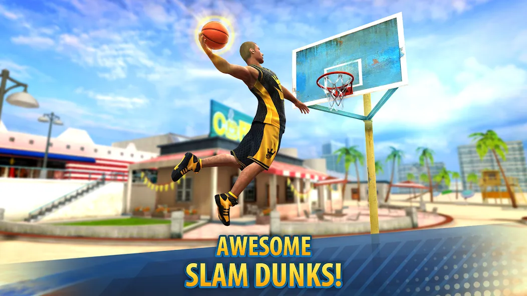 Basketball Stars: Multiplayer [MOD: безлимитные деньги и все мячи открыты] Screenshot 3