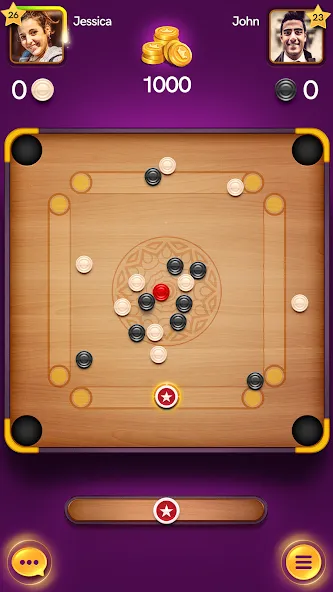 Carrom Pool: Disc Game [MOD: безлимитные монеты и разблокированные кии] Screenshot 2