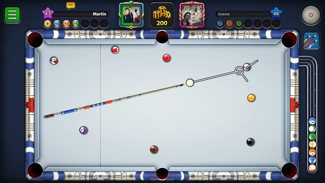 8 Ball Pool [MOD: безлимитные монеты и кий] Screenshot 3