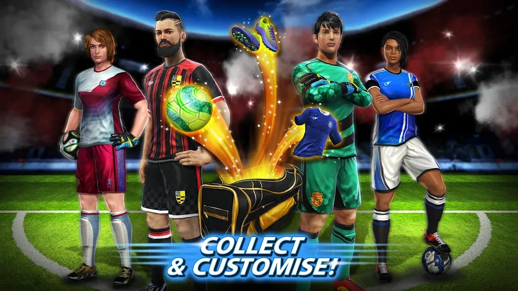 Football Strike: Online Soccer [MOD: безлимитные деньги и энергия] Screenshot 4