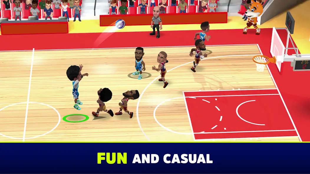 Mini Basketball [MOD: безлимитные деньги и улучшения] Screenshot 1