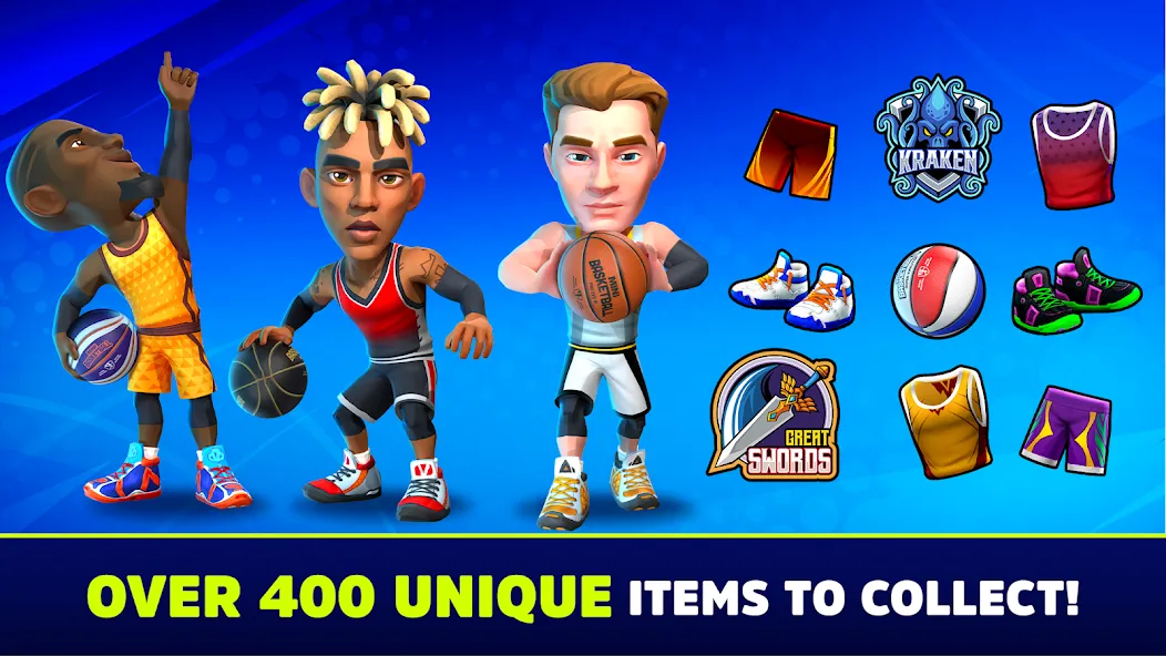 Mini Basketball [MOD: безлимитные деньги и улучшения] Screenshot 5