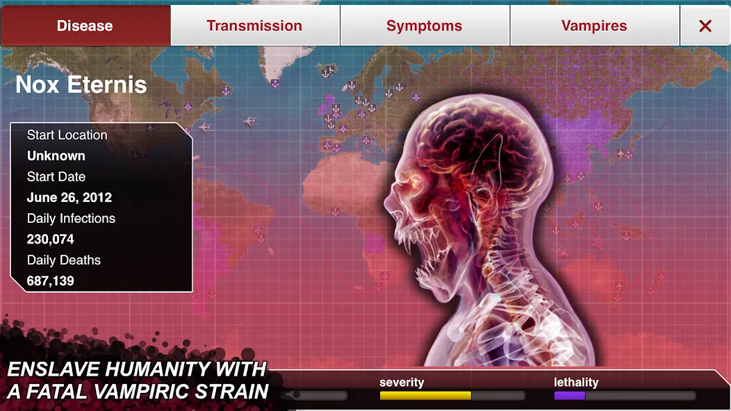Plague Inc. [MOD: разблокированы все вирусы и сценарии] Screenshot 5