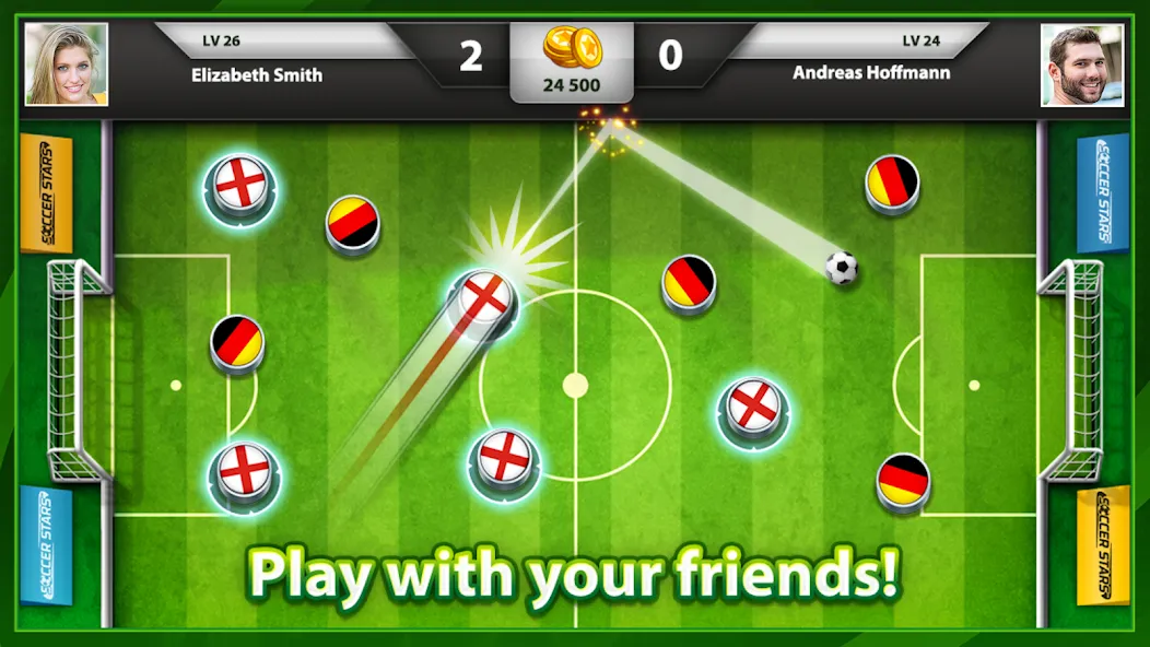 Soccer Stars: Football Games [MOD: безлимитные монеты и открыты команды] Screenshot 1
