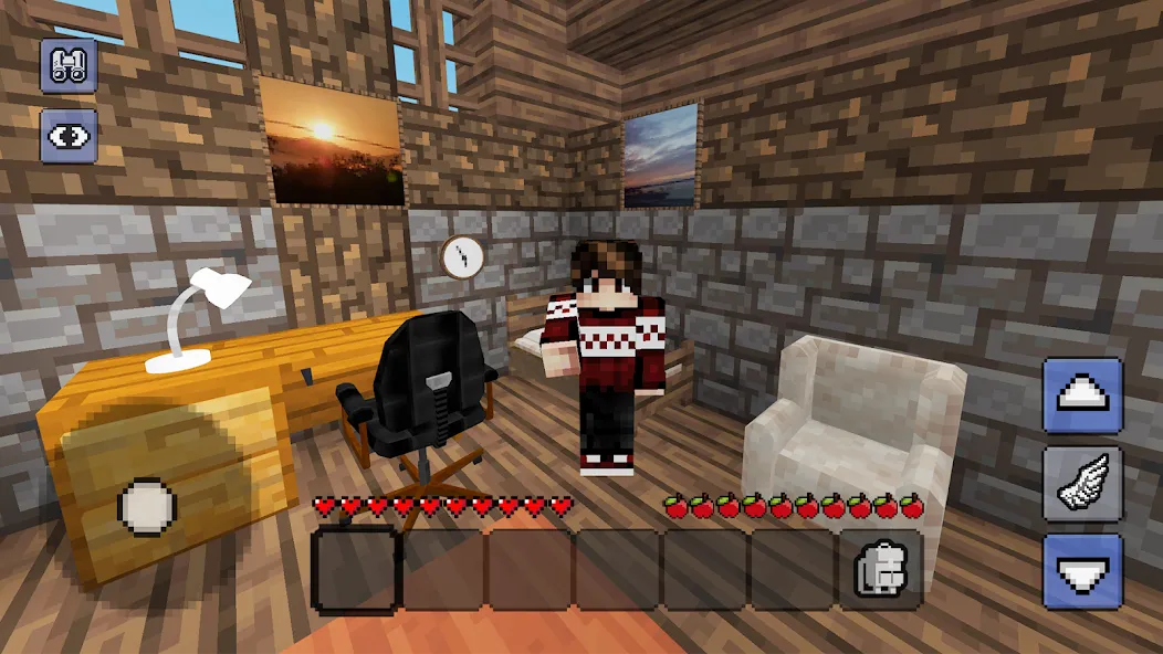 Megacraft - Block Craft [MOD: безлимитные ресурсы и открыты все блоки] Screenshot 1