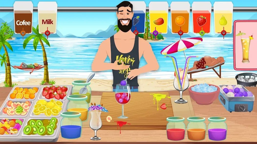 Boba cocktail:DIY recipe games [MOD: новые рецепты и безлимитные деньги] Screenshot 2