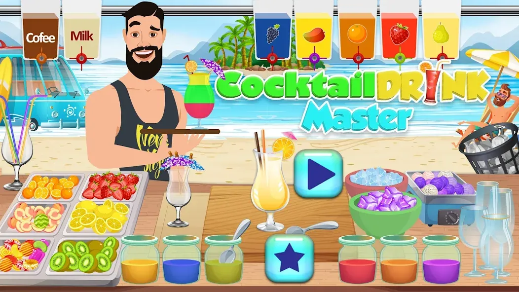 Boba cocktail:DIY recipe games [MOD: новые рецепты и безлимитные деньги] Screenshot 3