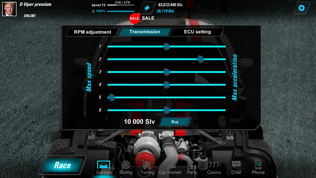 Forbidden Racing [MOD: безлимитные деньги и все машины] Screenshot 4