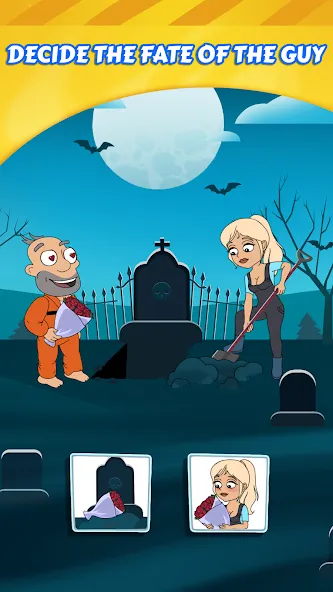 Save the Guy: Funny Choice [MOD: безлимитные подсказки и открыты все уровни] Screenshot 4